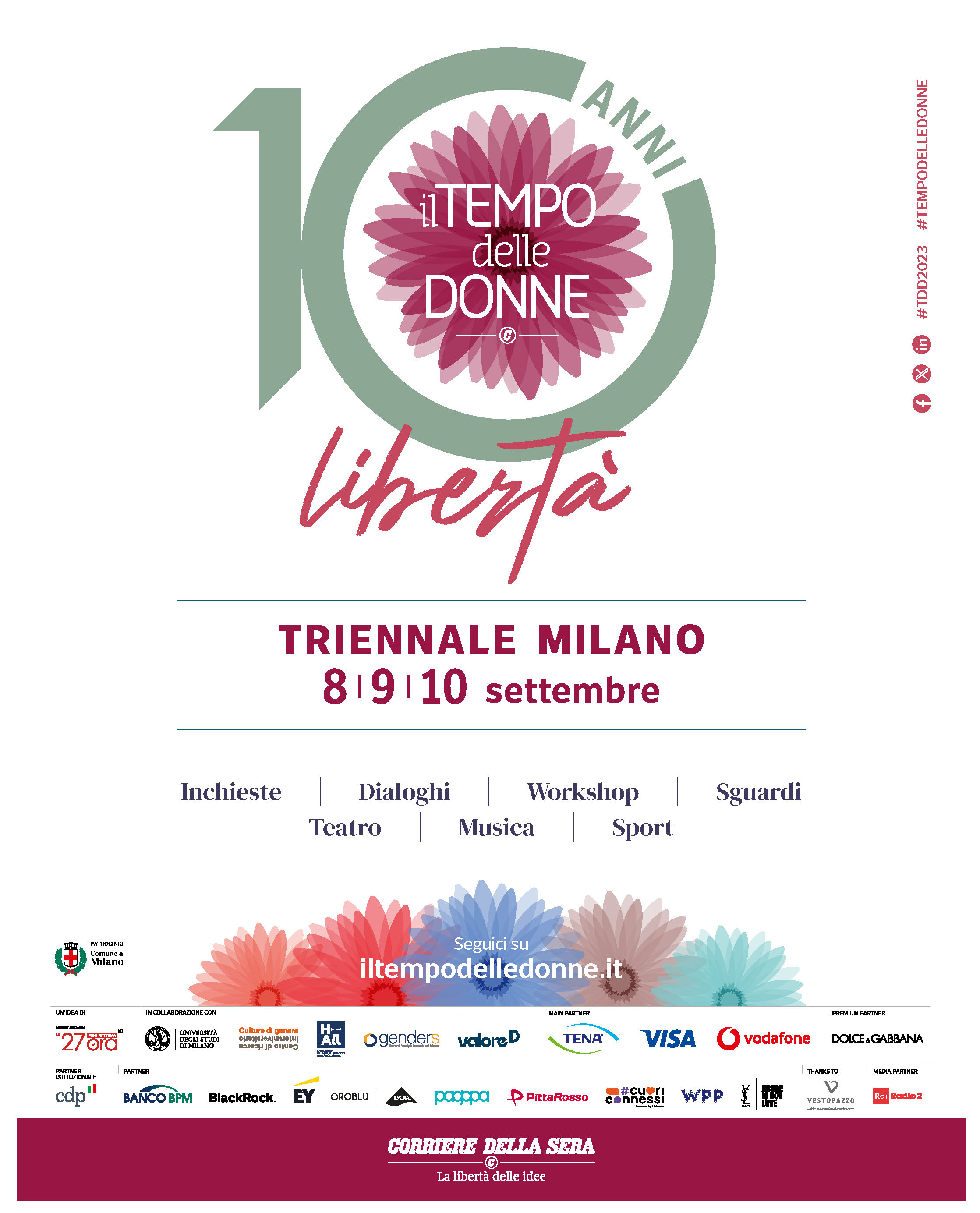 il tempo delle donne cover 10sett23